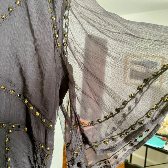 Sundance gauze dress with metallic beading - Picture 4 of 16